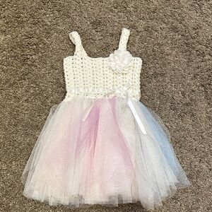 Elly & Emmy Crochet and Tulle Dress